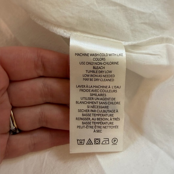 Free People Womens Small Black White Eleanor Sweatshirt - Picture 7 of 12